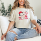 Cute Crochet Puppy Valentine T-Shirt | Cozy Handmade Style Dog