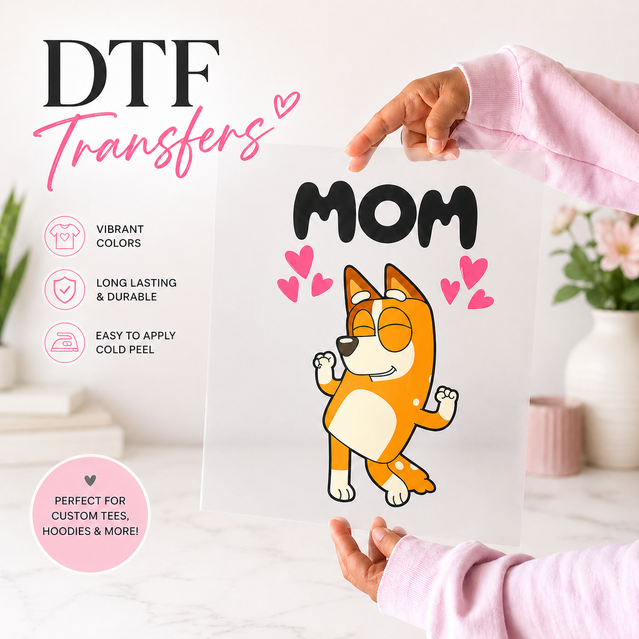 Custom DTF Transfers – Direct to Film Heat Transfers for Apparel