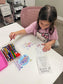 Dinosaur Birthday Coloring Kit with Crayons | Kids Party Favor Pack | Personalized Dino Coloring Activity | Dinosaur Party Theme