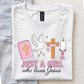 Just a Girl Who Loves Jesus T-Shirt | Christian Faith Tee