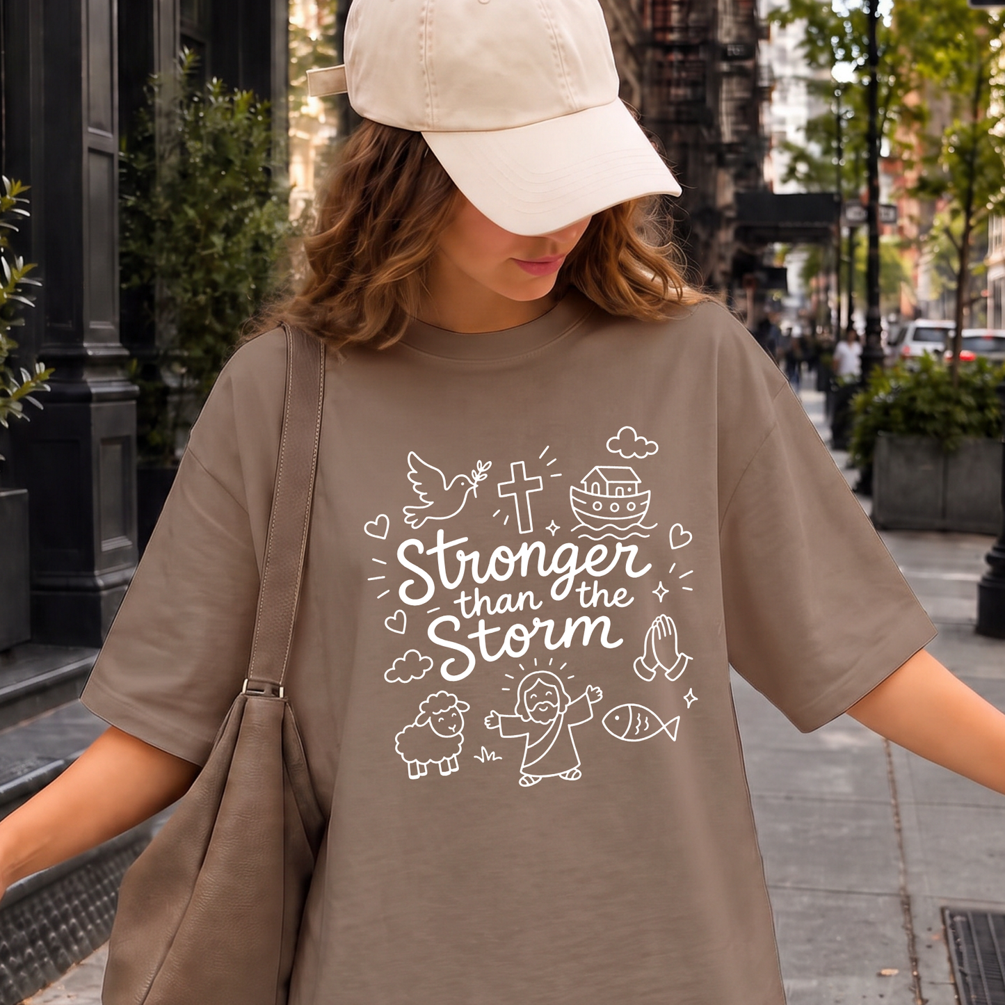 Stronger Than the Storm Christian Shirt