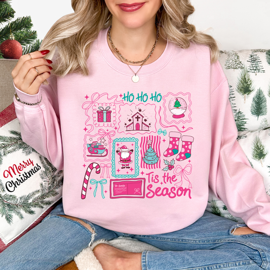 🍬Tis the Season Pink Christmas Sweatshirt